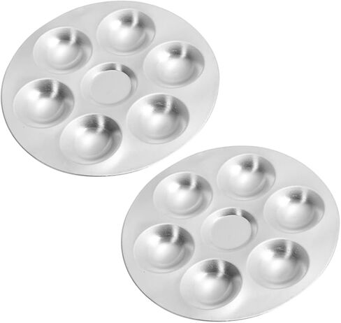 Lurrose 2pcs Palette Platets Playts Playts Playts Tray Plagment Treshing Treshing for Art Craft Student in Saudi Arabia