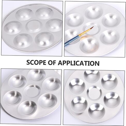 Lurrose 2pcs Palette Platets Playts Playts Playts Tray Plagment Treshing Treshing for Art Craft Student in Saudi Arabia