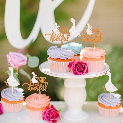 Ercadio 40 Pcs Edible Happy Birthday Cupcake Toppers Picks Colorful Birthday Theme for Celebrate Baby Shower Parties Anniversary Party Decoration Supplies in Saudi Arabia
