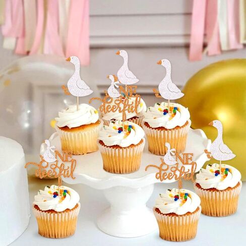 Ercadio 40 Pcs Edible Happy Birthday Cupcake Toppers Picks Colorful Birthday Theme for Celebrate Baby Shower Parties Anniversary Party Decoration Supplies in Saudi Arabia