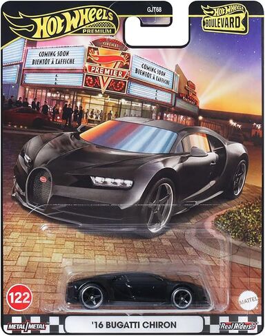 Boulevard Series Bugatti Chiron #122 - Hot Wheels Premium Scala 1/64 in Saudi Arabia