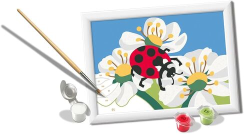 Ravensburger - Ladybug in Nature CreArt Paint by Numbers Kit | Fun & Easy DIY Art for Kids Age 7+ | Creative Gift Idea for Birthdays & Holidays in Saudi Arabia