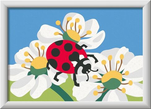 Ravensburger - Ladybug in Nature CreArt Paint by Numbers Kit | Fun & Easy DIY Art for Kids Age 7+ | Creative Gift Idea for Birthdays & Holidays in Saudi Arabia
