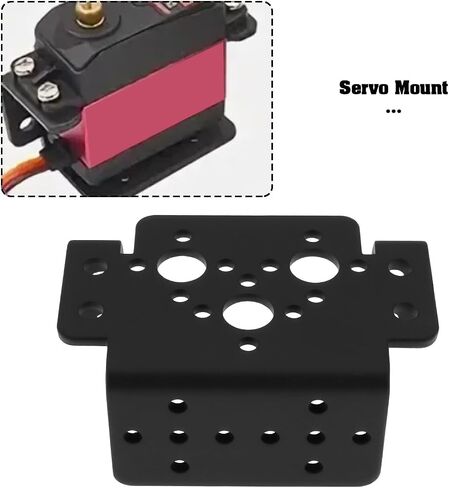 Create idea 2Pcs Aluminum Servo Mounting Bracket Seat for 40 x 45 x 20 mm Standard Servos in Saudi Arabia