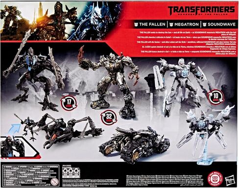 سلسلة Transformers Studio Series Revenge of the Fallen ، Action Action Figure 3-Pack ، Robot Toys ، Ages 8+ (Amazon Exclusive) in Saudi Arabia