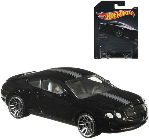 Hot Wheels 1:64 Scale Black Bentley Continental Supersports 3/6 Diecast Model Car in Saudi Arabia