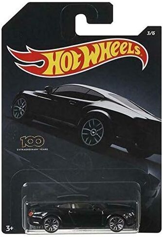 Hot Wheels 1:64 Scale Black Bentley Continental Supersports 3/6 Diecast Model Car in Saudi Arabia