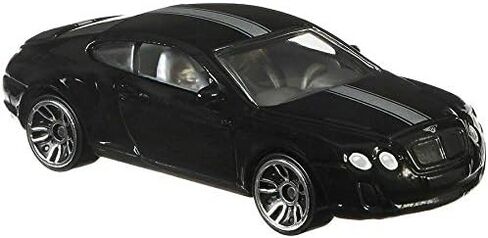Hot Wheels 1:64 Scale Black Bentley Continental Supersports 3/6 Diecast Model Car in Saudi Arabia
