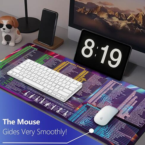 Excel Word Windows Powerpoint Sheet Mousepad ، وسادة الماوس المختصرة الكبيرة المكتبية ، وألعاب لوحة مفاتيح MAMING MADSHEET MAT MAT NON SLIP STICKED (31.5 "*11.8") in Saudi Arabia