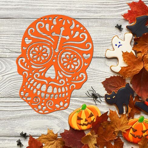 Globleland الهالوين الفنية القطع القطع يموت من أجل DIY Scrapbooking Metal Skeleton Die Cuts قالب مقالينات الإستنسل للورق لصنع البطاقات الألبوم in Saudi Arabia