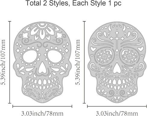 Globleland الهالوين الفنية القطع القطع يموت من أجل DIY Scrapbooking Metal Skeleton Die Cuts قالب مقالينات الإستنسل للورق لصنع البطاقات الألبوم in Saudi Arabia