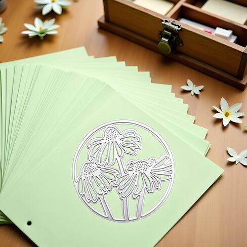 Chrysanthemum Embossing Stencil Cutting Dies, for DIY Scrapbooking Photo Album Decorative Embossing Paper Dies for Card Making Templated in Saudi Arabia