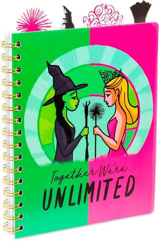 UNIVERSAL ALL-ACCESS Wicked Tabbed Journal Set - Bundle with Elphaba and Glinda Notebook with Tab Dividers, Stickers, More for Kids, Adults | Wicked Journal Notebook Stationery in Saudi Arabia