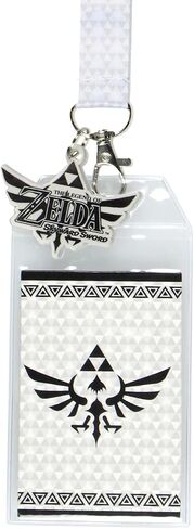 The Legend of Zelda Master Sword Breakaway Lanyard ID حامل شارة 2 بوصة مطاطية in Saudi Arabia