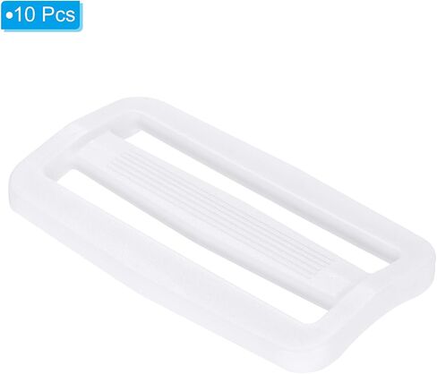 Patikil 2 بوصة الابازيم شريحة Tri-Glide ، 10 حزمة حزام حزام السحابة لحزام حزام الأكياس أكياس الحزام صنع ، أبيض in Saudi Arabia