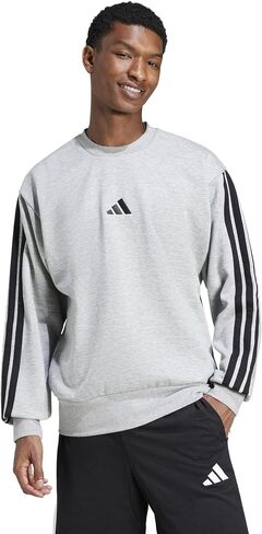 adidas Essentials Fleece 3-Stripes Sweatshirt in Saudi Arabia