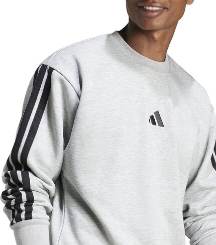adidas Essentials Fleece 3-Stripes Sweatshirt in Saudi Arabia