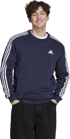 adidas Essentials Fleece 3-Stripes Sweatshirt in Saudi Arabia