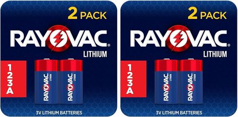 Rayovac 3V Batteries, Photo 3 Volt Battery Lithium, 2 Count (Pack of 2) in Kuwait
