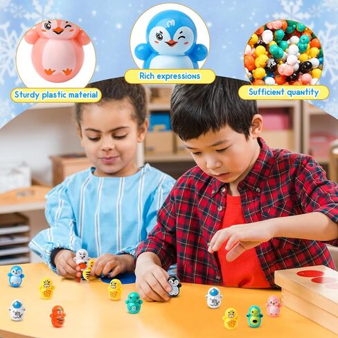 500 Pcs Mini Tumbler Toys Set Small Penguin Animal Toys Party Favors for Boys Girls Prize Box Toys for Kids Classroom Goodie Bag Filler Pinata Stuffers Party Supplies in Saudi Arabia