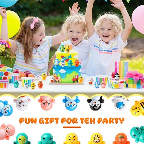 500 Pcs Mini Tumbler Toys Set Small Penguin Animal Toys Party Favors for Boys Girls Prize Box Toys for Kids Classroom Goodie Bag Filler Pinata Stuffers Party Supplies in Saudi Arabia