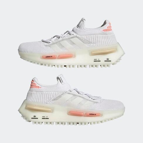 حذاء اديداس NMD_S1 للنساء، ابيض، مقاس 9.5 in Saudi Arabia