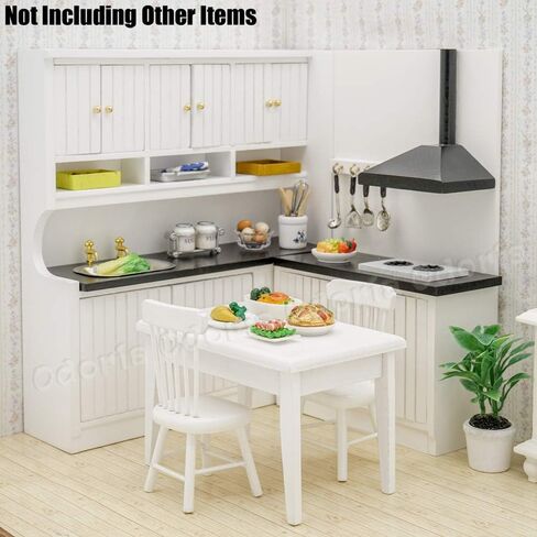 Odoria 1/12 Miniature Kitchen Cabinet Dollhouse Furniture Accessories in Saudi Arabia