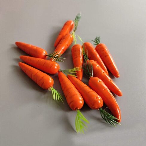 30 PCS Miniature Currots Simulation Mini Vegetable Resin Resin Carrot Models Foods Actificial Foods for Dollhouse Kitchen Decoration Party Form in Saudi Arabia