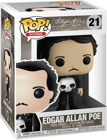 Funko Pop! Icons: Edgar Allan Poe w/Skull in Saudi Arabia