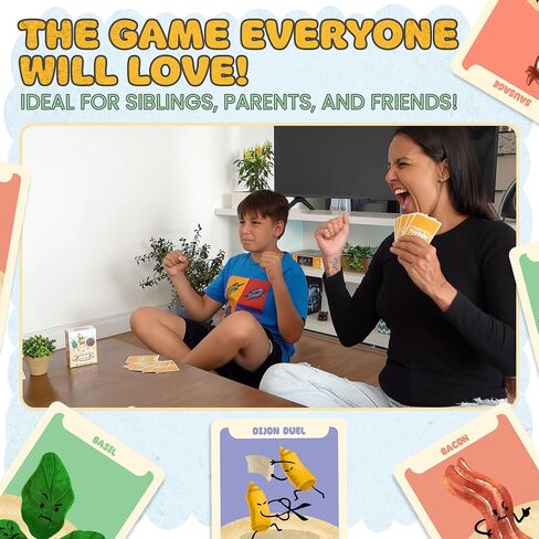 Family Card Game - Fun Game for Kids, Families, Teens, and Adults. Easy, Fast-paced. 2-6 Players Ages 5+. Birthday Gifts, Parties, Game Night, Travel, Camping, Stocking Stuffers. in Saudi Arabia