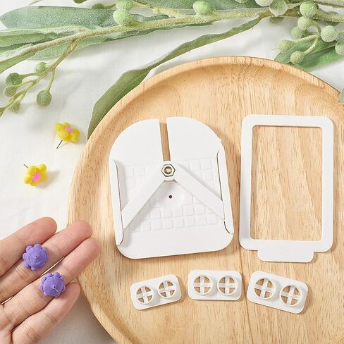 Nbeads Polymer Clay Stud Contring Kit ، قرط ما بعد التضمين أداة مصنوعة من أدوات قرط الطين البوليمر in Saudi Arabia