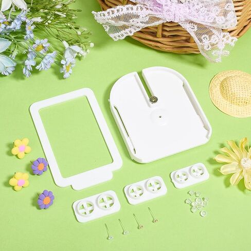 Nbeads Polymer Clay Stud Contring Kit ، قرط ما بعد التضمين أداة مصنوعة من أدوات قرط الطين البوليمر in Saudi Arabia