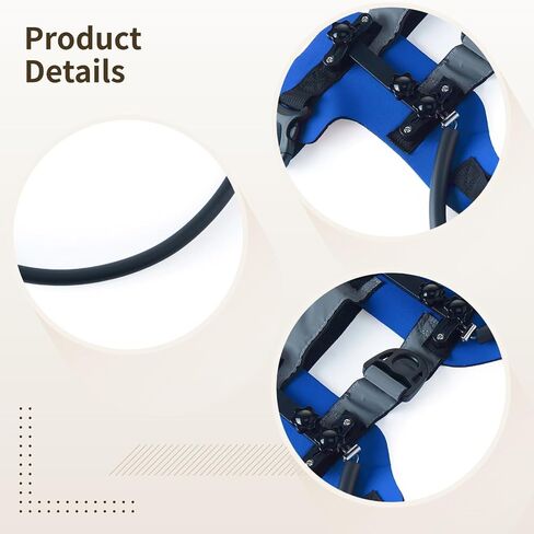 Halo Harness for Blind Dogs, Protective Dog Collar with Adjustable Strap, Blue Blind Dog Protection Halo, Comfortable, Lightweight, Ideal for Dogs 4-10kg, Neck Size 28-40cm in Saudi Arabia