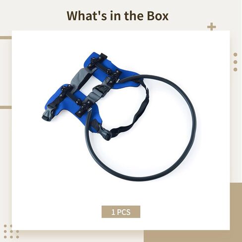Halo Harness for Blind Dogs, Protective Dog Collar with Adjustable Strap, Blue Blind Dog Protection Halo, Comfortable, Lightweight, Ideal for Dogs 4-10kg, Neck Size 28-40cm in Saudi Arabia