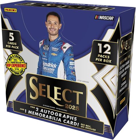 2025 Panini Select NASCAR Racing Hobby Trading Card Box (2 Autographs per Box!) in Saudi Arabia