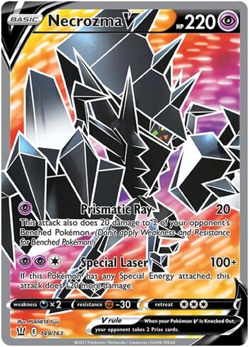 Necrozma V - 149/163 - Art Full Ultra Rare - Sword & Shield - Styles Styles in Saudi Arabia