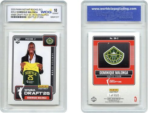 2025 Panini Dominique Malonga Wnba Pick #2 Card Card #Dn -2 Wemby - Gem Gem Mint 10 in Saudi Arabia