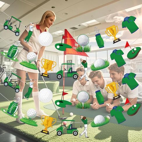 Golf Party Decorations - Golf Birthday Decorations Golf Themed Party Decorations Golf Decor Golf Banner Retirement Party Decor for Golf Lover in Saudi Arabia