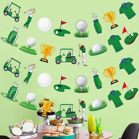 Golf Party Decorations - Golf Birthday Decorations Golf Themed Party Decorations Golf Decor Golf Banner Retirement Party Decor for Golf Lover in Saudi Arabia