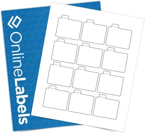2.125 x 2.125 Waterproof Lip Balm Labels (Laser Printers Only) - Pack of 120 Labels, 10 Sheets - OnlineLabels in Kuwait