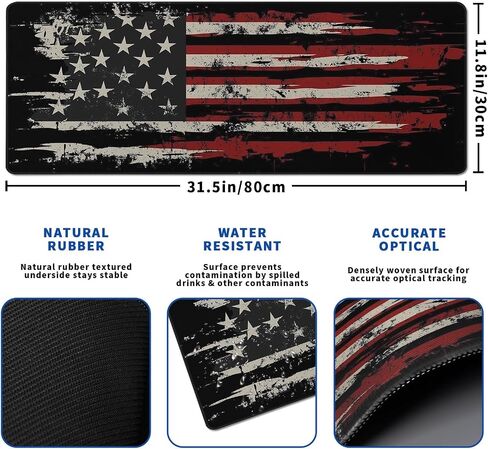 Japanese Mouse Pad, Large Japanese Desk Mat, XL Anime Gaming Keyboard Mat, Non-Slip Rubber Base, Big Extended Desk Protector for Office and Home, 31.5"x11.8" in Saudi Arabia
