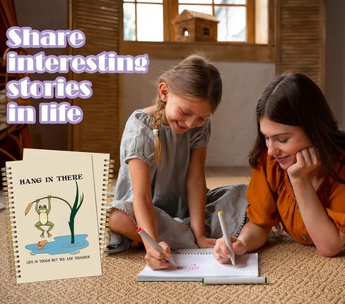 Welshower Frog Notivational Notebook Notebook Journal ، دفتر ملاحظات ملهمة للنساء ، شنق هناك مجلة إيجابية ضفدع مضحكة ، هدايا التأكيد الإيجابية ، 5.5 × 8.3 بوصة in Kuwait