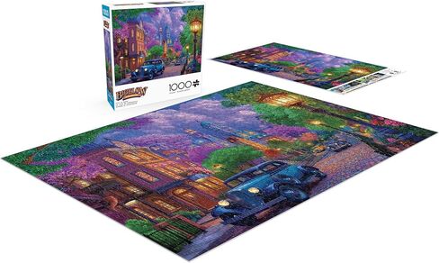 Buffalo Games - Bigelow Illustrations - Night and Day - City at Dusk - 1000 Piece Jigsaw Puzzle for Adults - Challenging Puzzle Perfect for Game Nights - Finished Size is 26.75 x 19.75 in Saudi Arabia