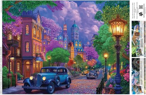 Buffalo Games - Bigelow Illustrations - Night and Day - City at Dusk - 1000 Piece Jigsaw Puzzle for Adults - Challenging Puzzle Perfect for Game Nights - Finished Size is 26.75 x 19.75 in Saudi Arabia