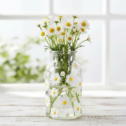 Daisy Flowers Craft Kit, 50 Pcs Resin Daisies in 3 Sizes with Storage Box, Flat Back Floral Embellishments for DIY Scrapbooking, Home Wedding Party Decor, Food Safe Decoration in Saudi Arabia