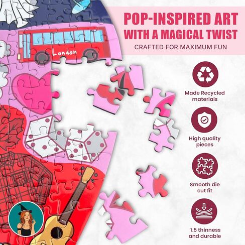 ERAS Puzzle Heart Shaped, Jigsaw Puzzles – Puzzles for Adults, Gift for Couples, Friends & Puzzle Lovers – Premium Quality Pieces (500 Pieces) in Saudi Arabia