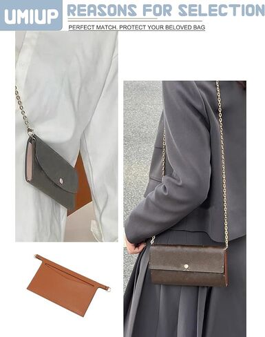 محفظة جلدية إدراج منظم مجموعة حقائب اليد لإميلي ، جيب المقسم داخل القابض للنساء ، إميلي محفظة لحقيبة LV Sarah Inner ، وتحويل محفظة الطفلة الطويلة الكلاسيكية إلى حقيبة Crossbody in Kuwait