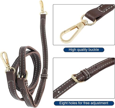 استبدال حزام محفظة الجلود الوردي ، حزام محفظة Crossbody حزام الأشرطة القابلة للتعديل in Kuwait