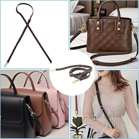 استبدال حزام محفظة الجلود الوردي ، حزام محفظة Crossbody حزام الأشرطة القابلة للتعديل in Kuwait