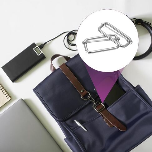 uxcell Metal Slide Adjustable Buckle Rectangle Tri-Glide Slides in Saudi Arabia